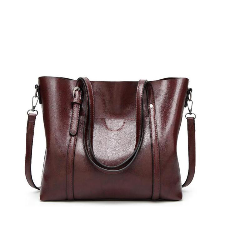 Harper Cognac Tote - Imagen 13