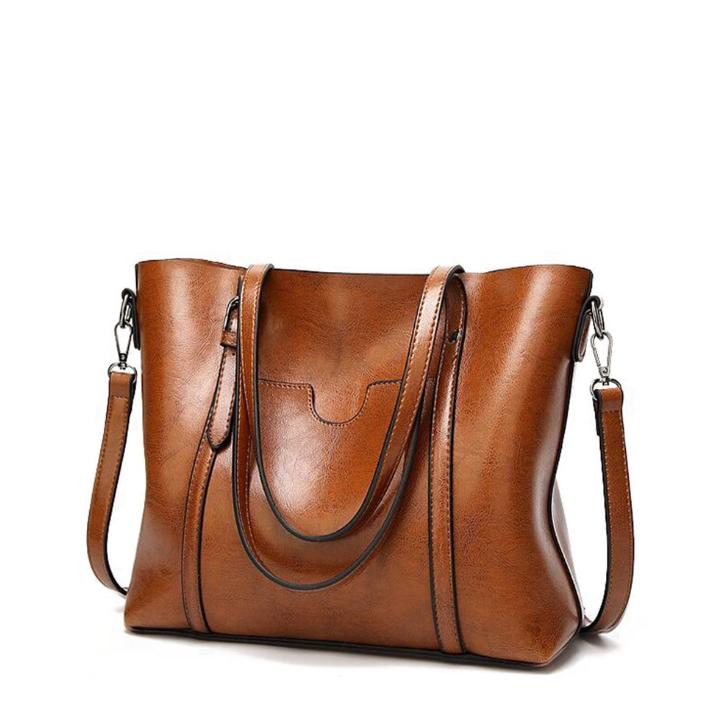 Harper Cognac Tote - Imagen 17