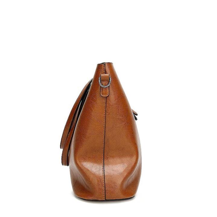 Harper Cognac Tote - Imagen 5