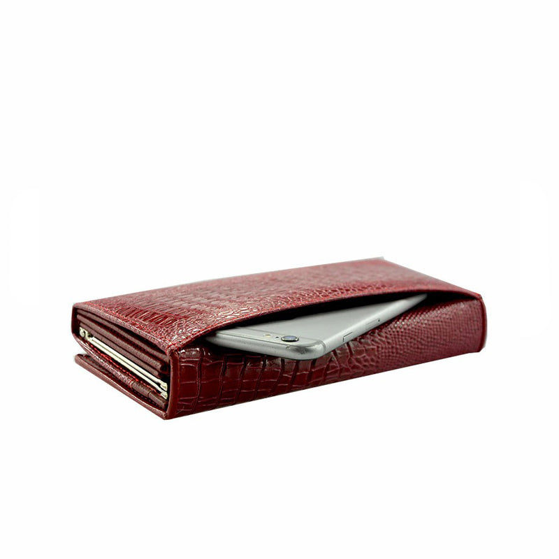 Ruby Croc Wallet - Imagen 8