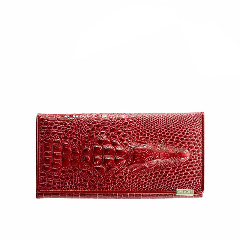 Ruby Croc Wallet - Imagen 2