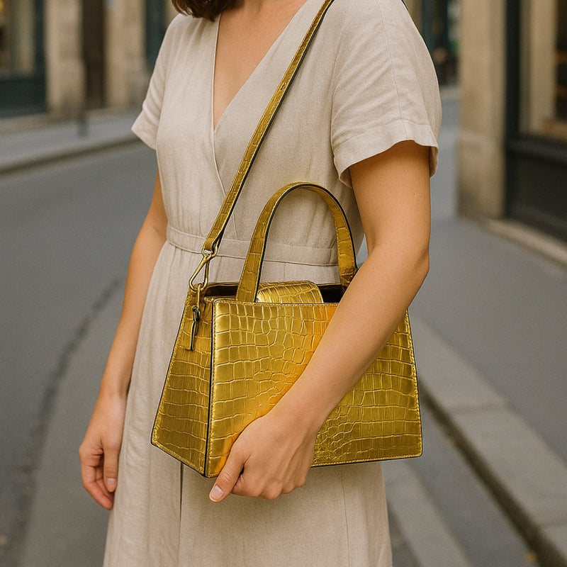 Romi Leather Handbag - Imagen 3