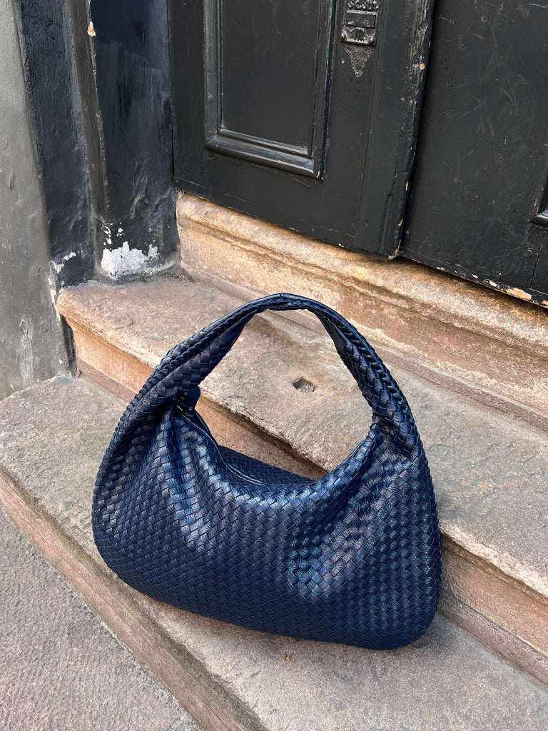 Vera Burgundy Woven Shoulderbag - Imagen 6