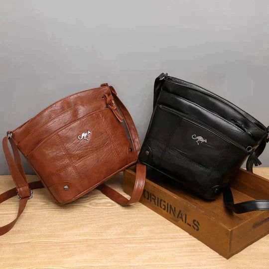 Nora Patchwork Crossbody Bag - Imagen 9