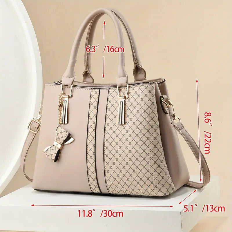 Amira Signature Leather Bag - Imagen 8