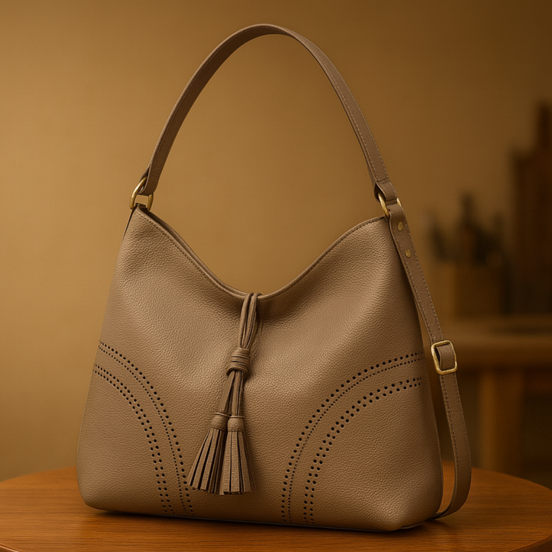 Nora Taupe Shoulderbag - Imagen 1