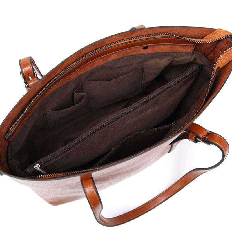 Harper Cognac Tote - Imagen 4