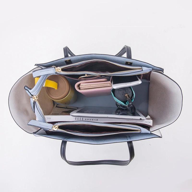 Skye Blue Tote Set
