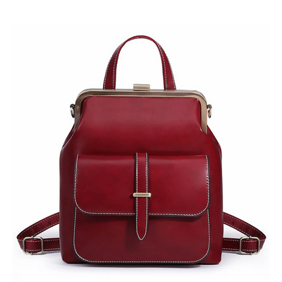 Rhea Frame-Top Backpack