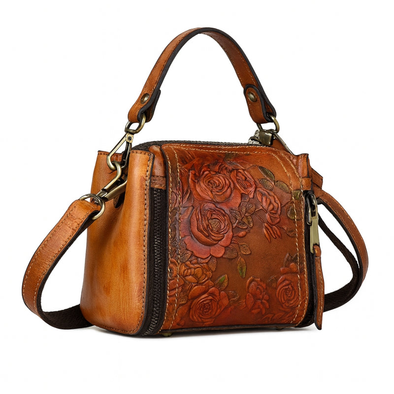 Rose Luxury Leather Bag - Imagen 1