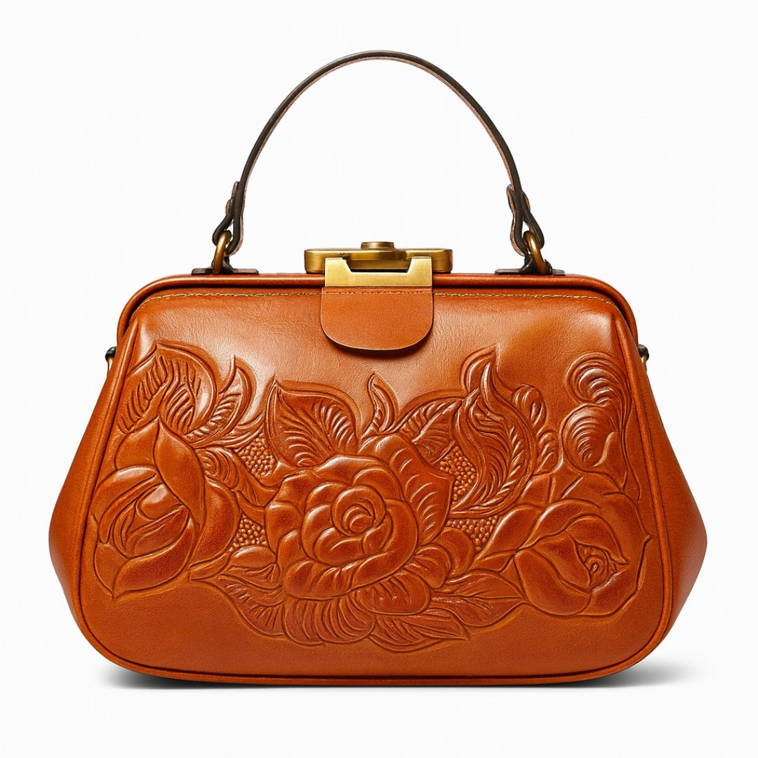 Rose Leather Handbag