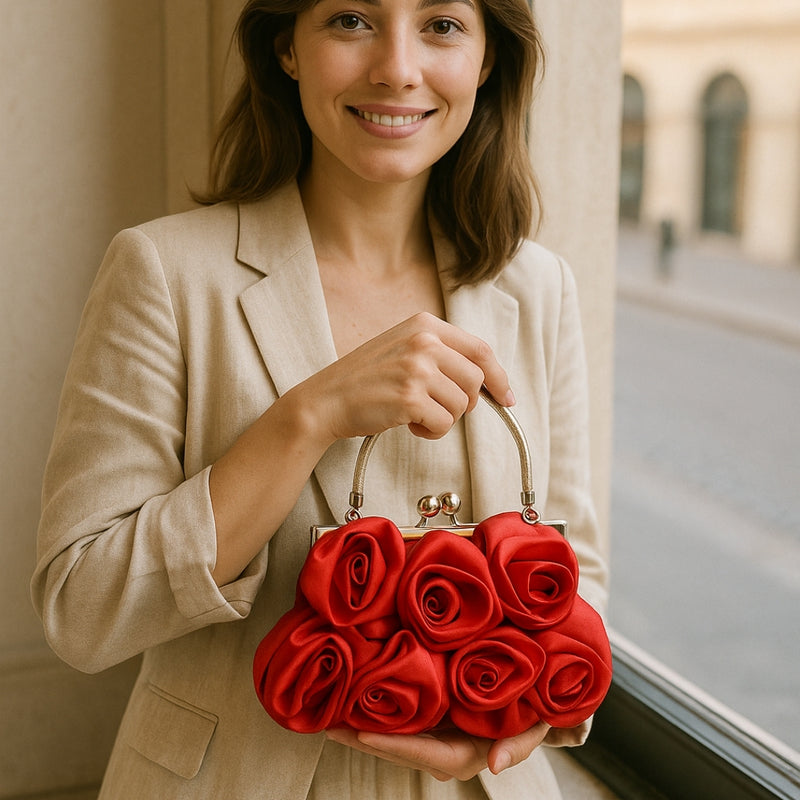 Elegant Lotus Handbag - Imagen 3