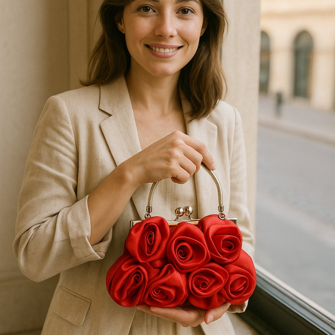 Elegant Lotus Handbag