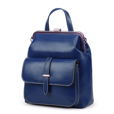 Rhea Frame-Top Backpack