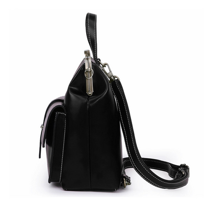 Rhea Frame-Top Backpack