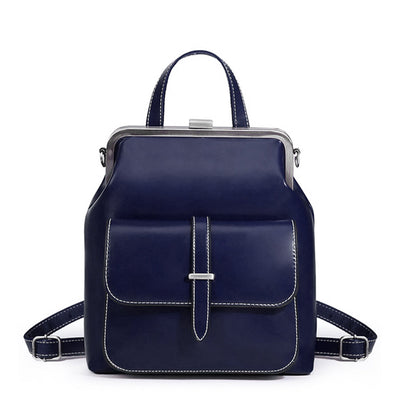 Rhea Frame-Top Backpack