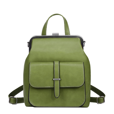 Rhea Frame-Top Backpack