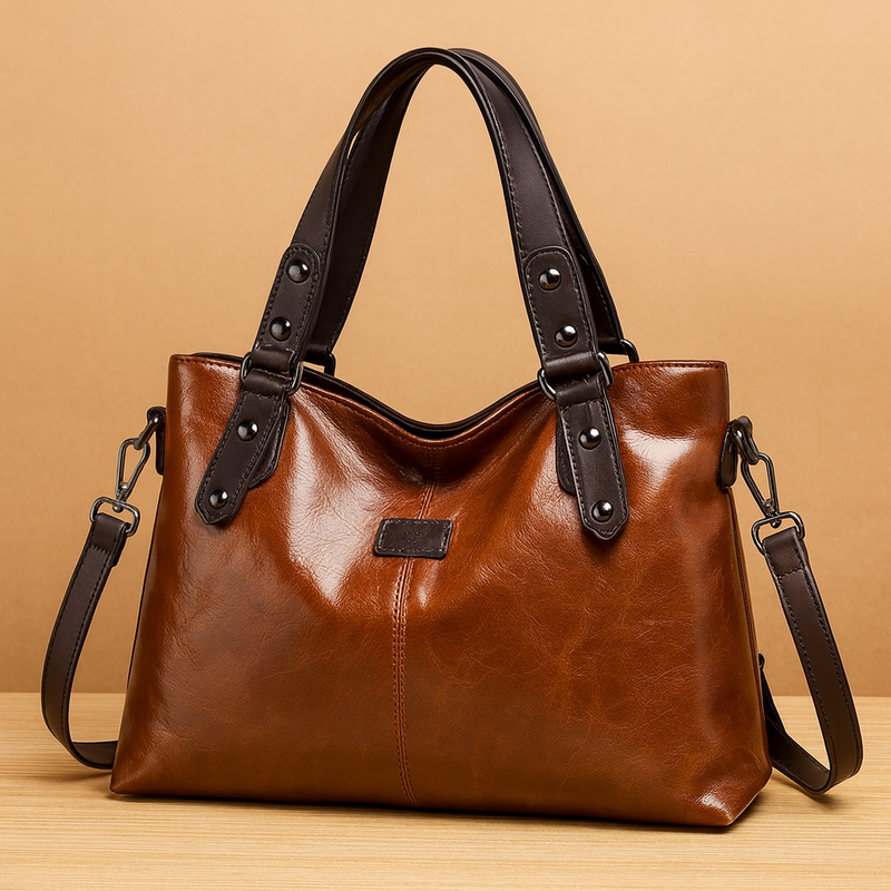 Olivia Rivet Top-Handle Tote - Imagen 1