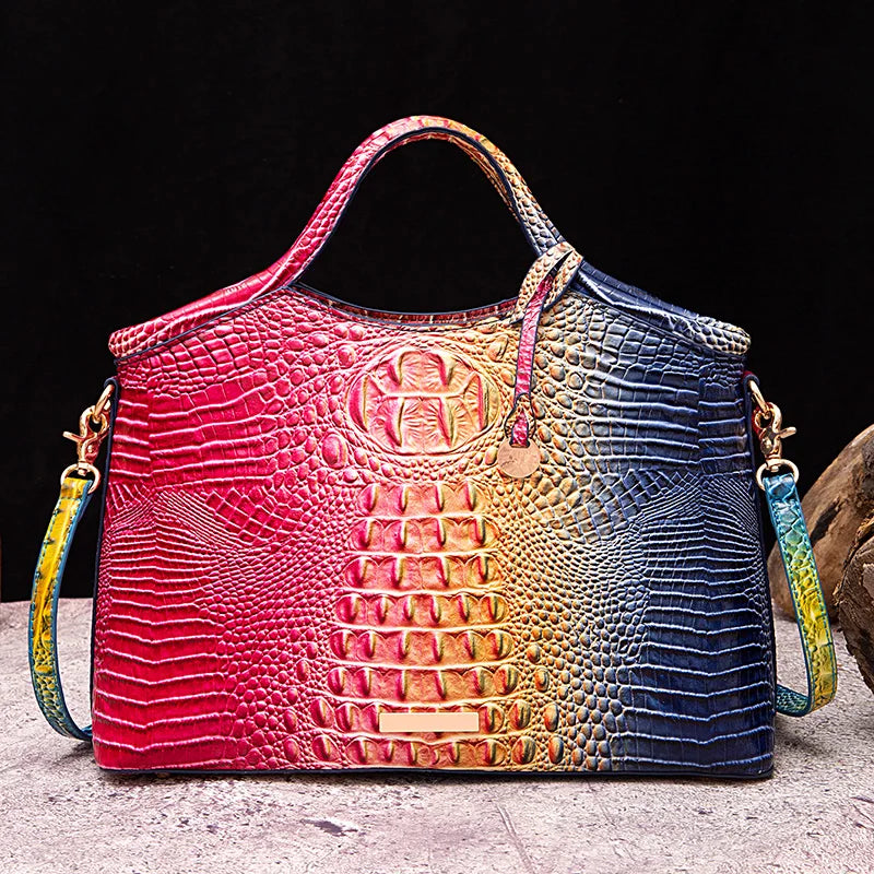 Chroma Leather Handbag - Imagen 10