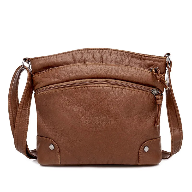 Mila Triple-Zip Crossbody - Imagen 2