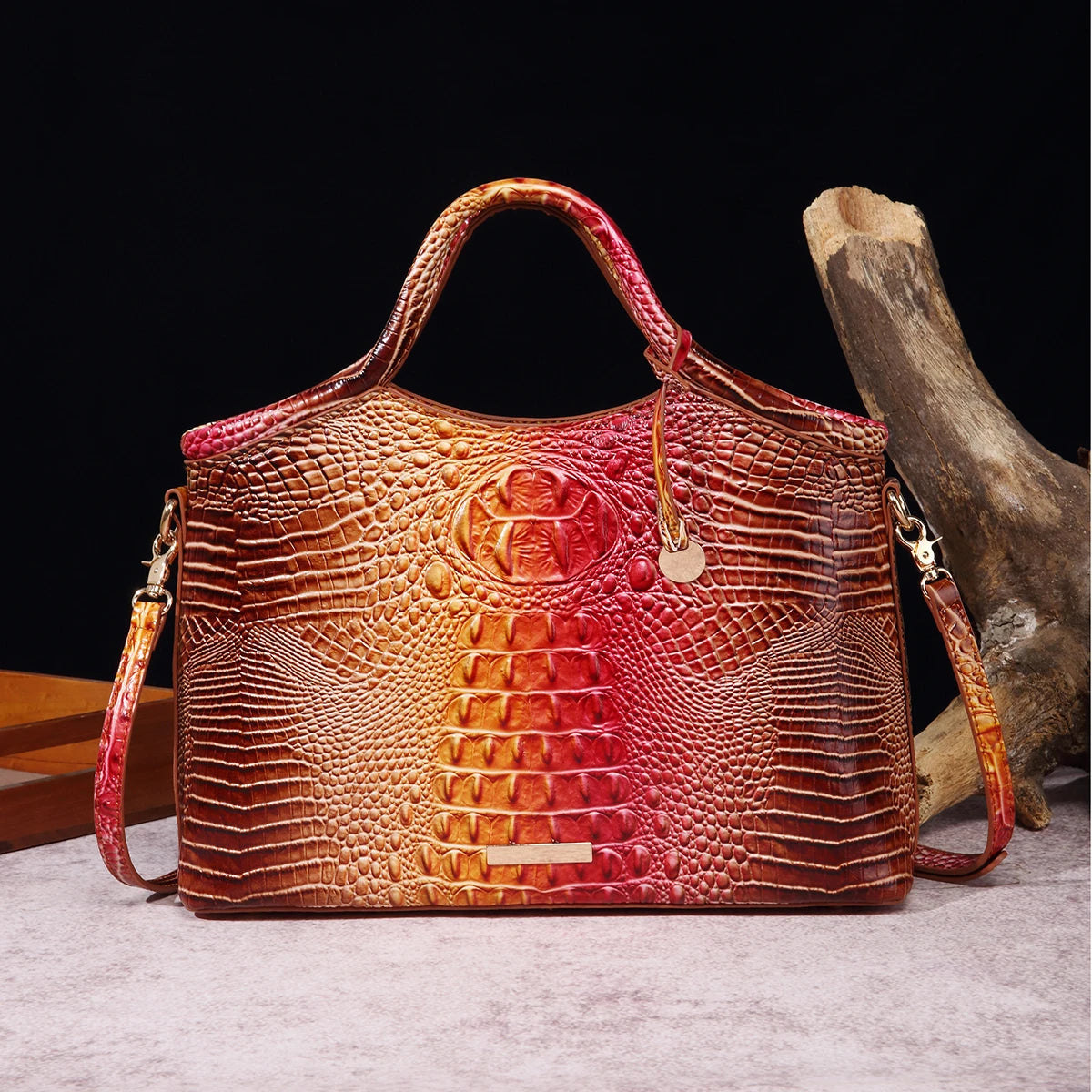 Chroma Leather Handbag