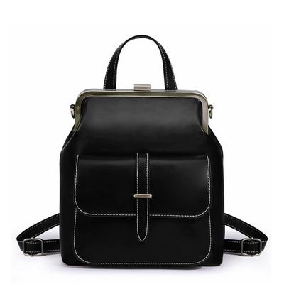 Rhea Frame-Top Backpack