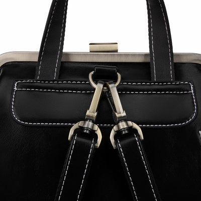 Rhea Frame-Top Backpack