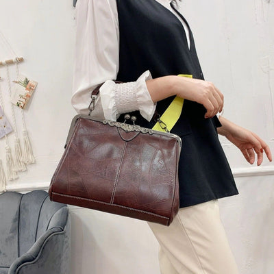 Amelia Frame Top Handle Bag