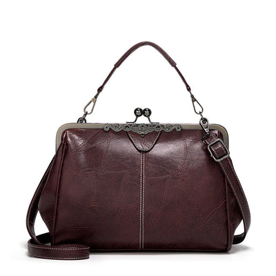 Amelia Frame Top Handle Bag