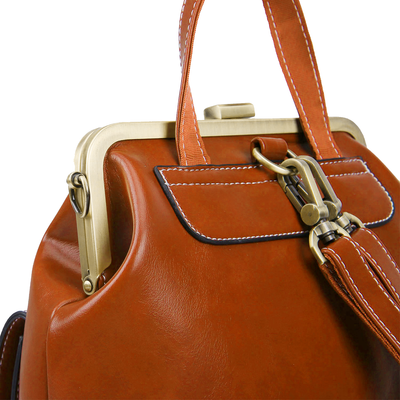 Rhea Frame-Top Backpack