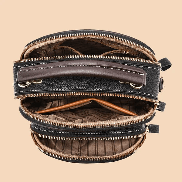 Victoria's Timeless Sophistication | Stylish Leather Bag with Shoulder Strap - Imagen 10