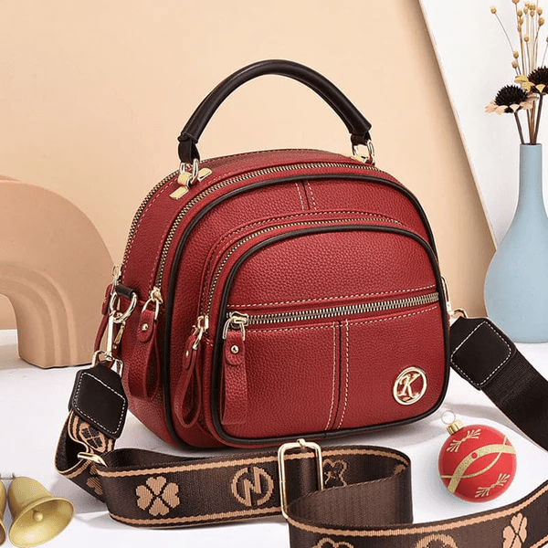 Victoria's Timeless Sophistication | Stylish Leather Bag with Shoulder Strap - Imagen 3