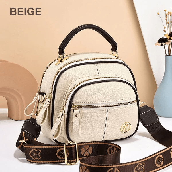 Victoria's Timeless Sophistication | Stylish Leather Bag with Shoulder Strap
