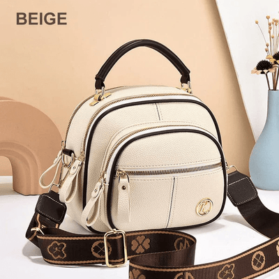 Victoria's Timeless Sophistication | Stylish Leather Bag with Shoulder Strap