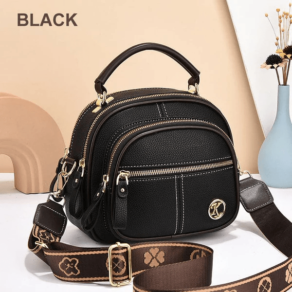Victoria's Timeless Sophistication | Stylish Leather Bag with Shoulder Strap
