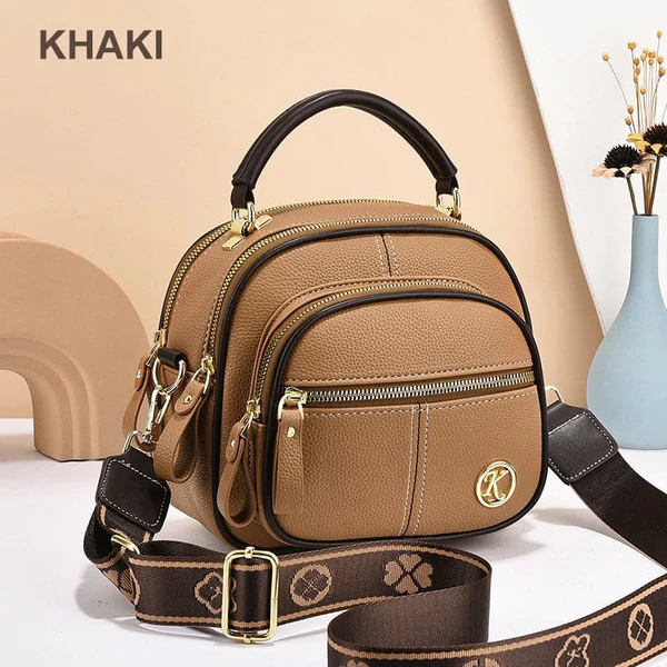 Victoria's Timeless Sophistication | Stylish Leather Bag with Shoulder Strap
