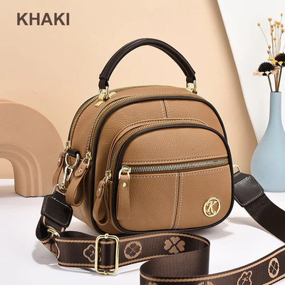Victoria's Timeless Sophistication | Stylish Leather Bag with Shoulder Strap